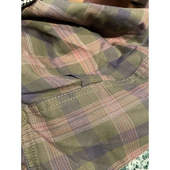 Alesbury Plaid Flannel Button Front Shirt 100% Cotton Men’s Large Green - Picture 5 of 6